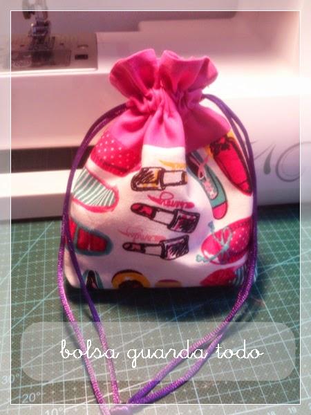 Tutorial de Costura: bolsa de tela multiusos