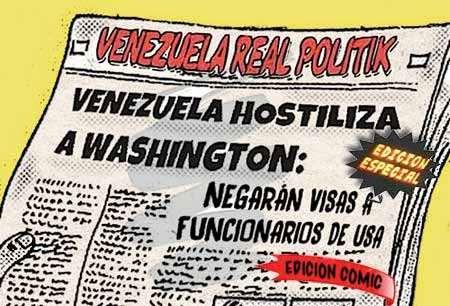 front page cómic - Venezuela Estados Unidos