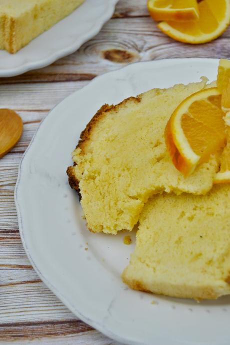 Chiffon cake de naranja