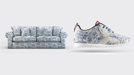 Una marca propone convertir tu sofá en unas zapatillas personalizadas
