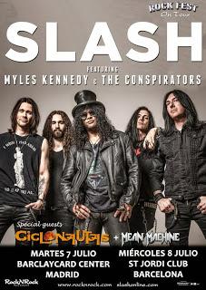 Slash (con Myles Kennedy & The Conspirators) actuará en julio en Madrid y Barcelona