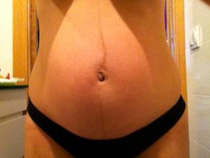 Tripa después del parto tripa después parto