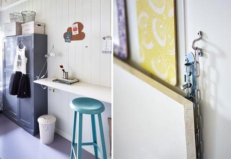 Blanco en textiles y muebles en una casa donde viven niños 10