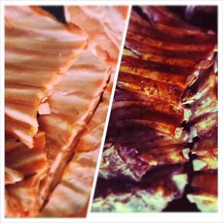 Cordero asado antes despues Otra receta de las que en alguna ocasión, tengo publicadas en Instagram. Esta es la receta de cordero asado antes después. Un antes y después que no lo mejoran ni los productos milagro de la teletienda.