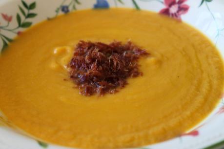 CREMA DE CALABAZA CON JENGIBRE Y PICANTE