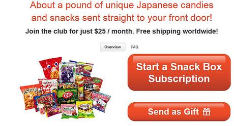 La locura de las cajas por suscripción comida japonesa