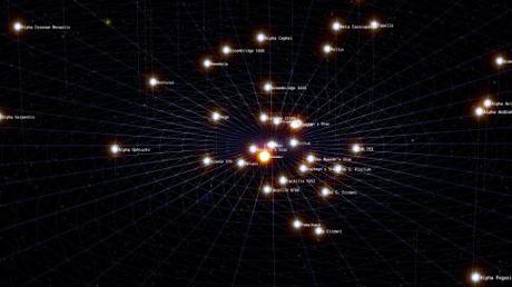 100.000 estrellas en 3D 100.000 estrellas