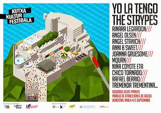 Kutxa Kultur Festibala 2015: Yo La Tengo, The Strypes, Anni B Sweet, Ángel Stanich...