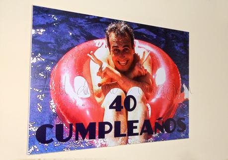 Fiesta 40 cumpleaños personalizada