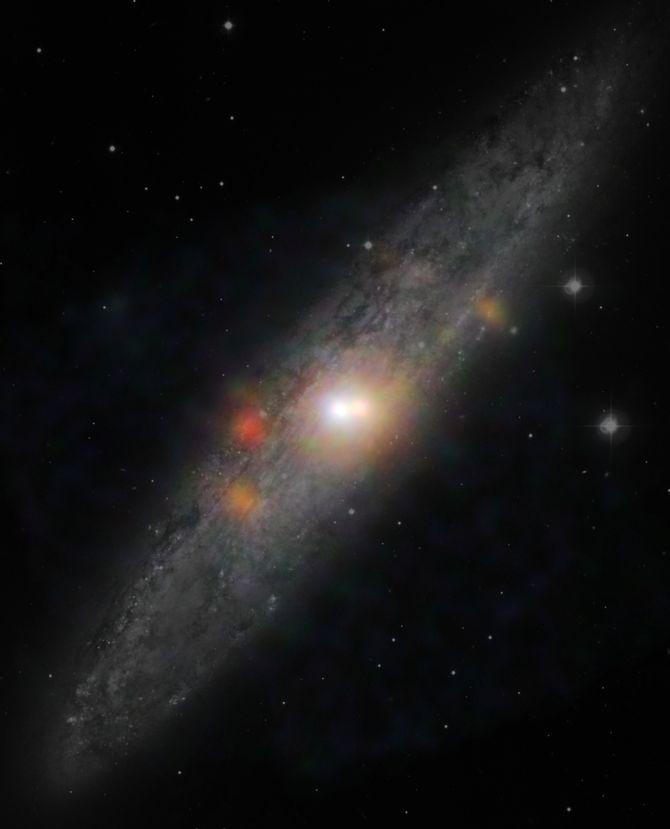 La galaxia del Escultor en rayos X