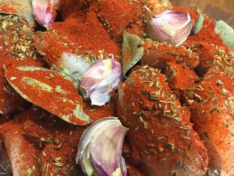 Cazón en adobo. Cazón en adobo.