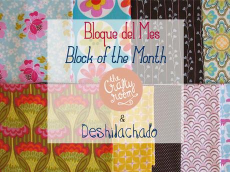El bloque del mes: Rainbow Flowers / Block of the month: Rainbow Flowers