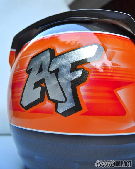 Arai Ck6 Karting pintado para Arnau Fernández