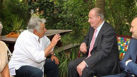 Mujica, ex presidente republicano, recibió al rey Juan Carlos I. Mujica, ex presidente republicano, recibió al rey Juan Carlos I.