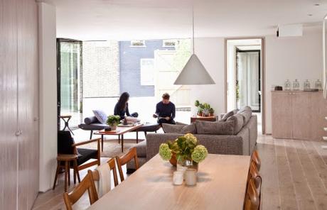 Diseño actual y minimal en este apartamento de Londres