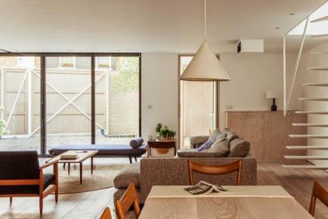 Diseño actual y minimal en este apartamento de Londres