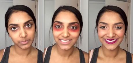 El vídeo sobre el pintalabios para cubrir las ojeras deepica-mutyala