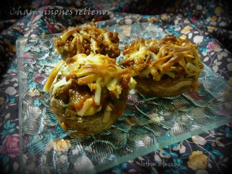 CHAMPIÑONES RELLENOS CHAMPIÑONES RELLENOS