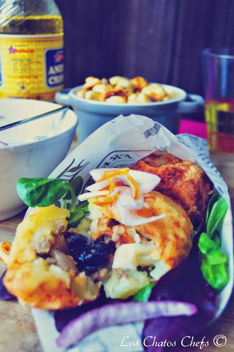 Papas rellenas con salsa criolla. Reto Cooking the Chef. Papas rellenas con salsa criolla. Reto Cooking the Chef.