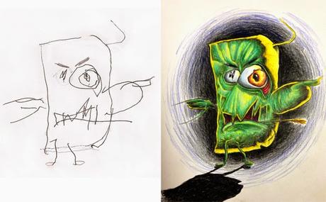 El artista de los tatuajes Fred Giovannitti trae a la vida los dibujos de sus hijos pequeños El artista de los tatuajes Fred Giovannitti trae a la vida los dibujos de sus hijos pequeños