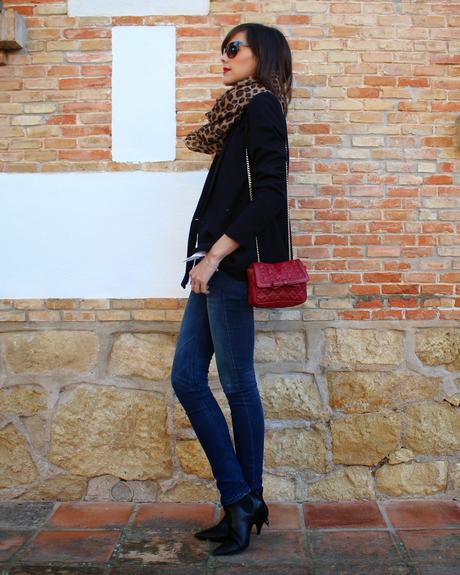 Blazer cruzado + Camisa oversize