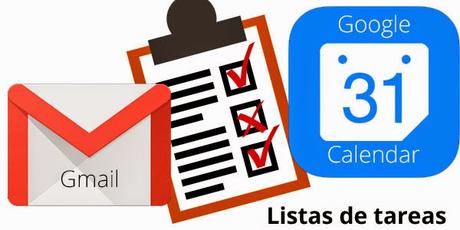 Listas de tareas Listas de tareas Gmail Google Calendar