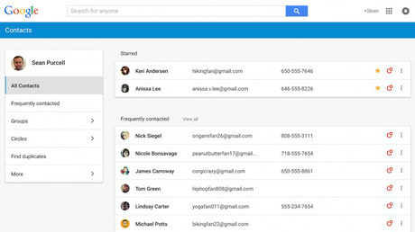 Google anunció una mejora en la administración de contactos web Google anunció una mejora en la administración de contactos web