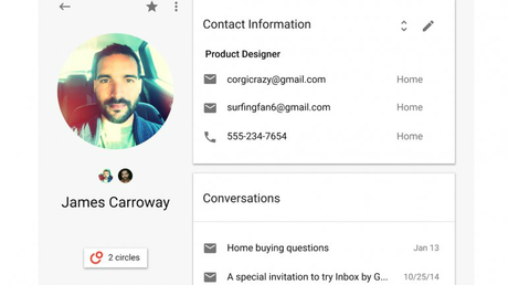 Google anunció una mejora en la administración de contactos web Google anunció una mejora en la administración de contactos web