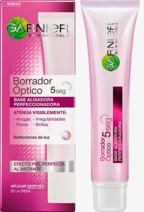 Piel lisa y suave: Borrador Óptico 5 segundos de Garnier Piel lisa y suave: Borrador Óptico 5 segundos de Garnier