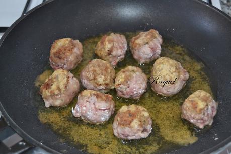Albóndigas con Verduras y Jerez Fino La Ina Albóndigas con Verduras y Jerez Fino La Ina
