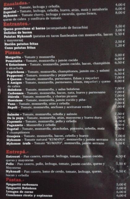 Pizzería Mykonos Pizzería Mykonos