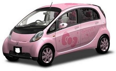 Auto Hello Kitty de Mitsubishi