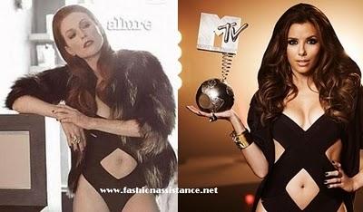 Parecidos razonables: Julianne Moore y Eva Longoria en traje de baño Parecidos razonables: Julianne Moore y Eva Longoria en traje de baño