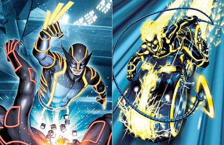 Marvel sigue la moda que impondrá “Tron” Marvel sigue la moda que impondrá “Tron”