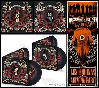 Artwork del EP 'Dos Bandas y un Destino' Artwork del EP 'Dos Bandas y un Destino'