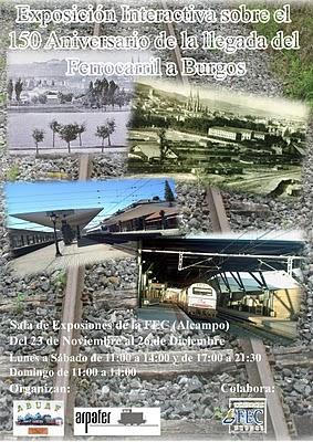 Exposición sobre el 150 Aniversario de la llegada del Ferrocarril a Burgos