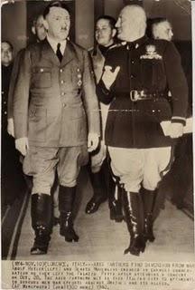 El Führer y el Duce se reúnen en Florencia - 28/10/1940.