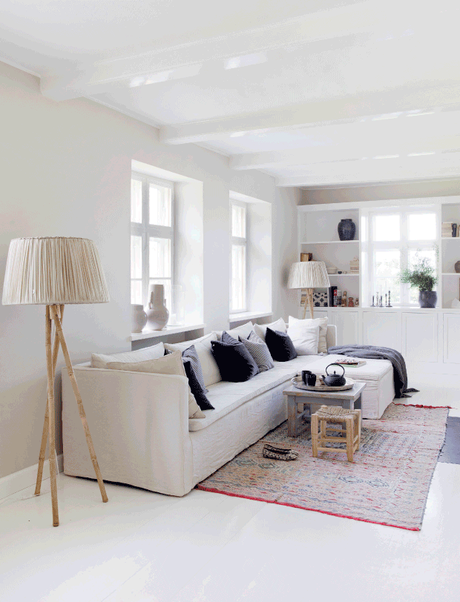 Sereno y natural hogar de estilo escandinavo Sereno y natural hogar de estilo escandinavo