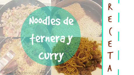 Receta | Noodles con ternera y curry