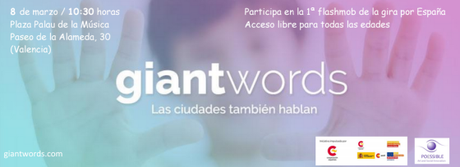  La primera flashmob de GiantWords en España se realiza en Valencia
