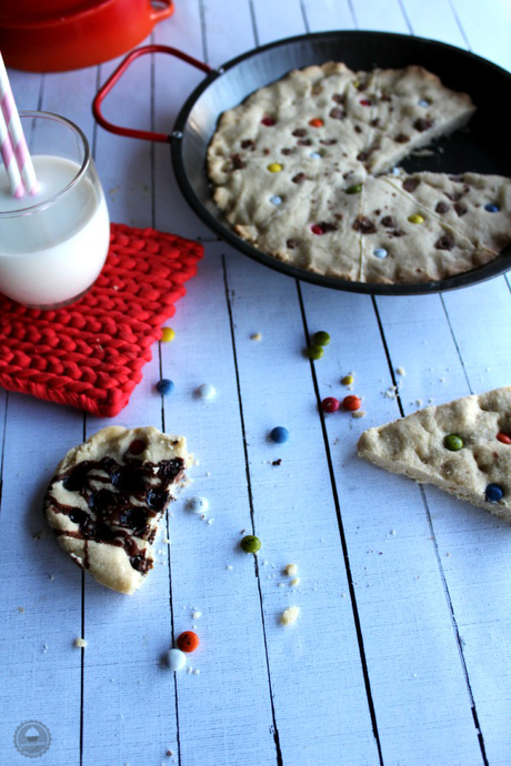 Cookie gigante de mantequilla y lacasitos #quericomami