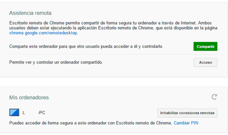 Como controlar tu computadora desde Android utilizando Google Chrome Mis Ordenadores Chrome Remote Desktop