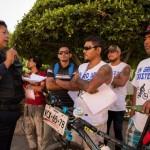 Policía de León amenaza a activistas potosinos, les piden no volver Policía de León amenaza a activistas potosinos, les piden no volver