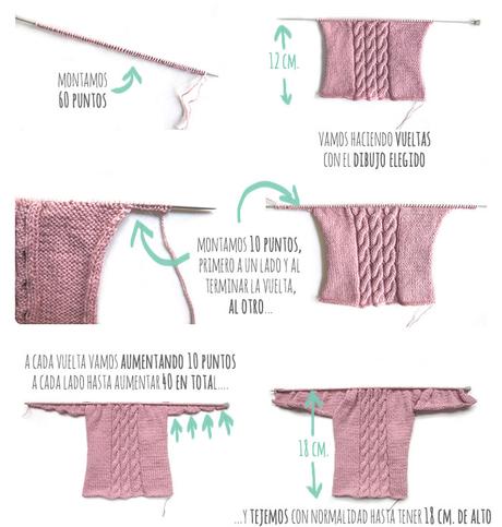Cómo hacer un Jersey de bebé a dos agujas – DIY jersey-bebe-dos-agujas-DIY-1