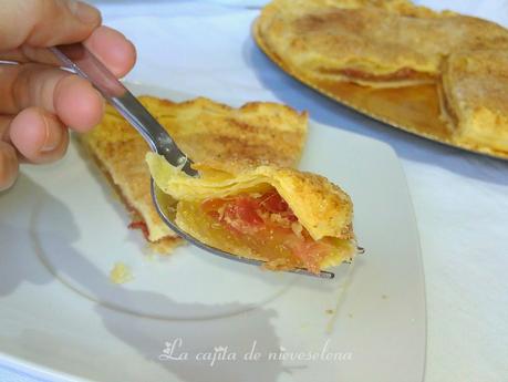 Pastel cordobés con jamón serrano