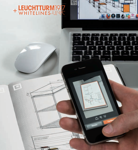 Cuaderno Whitelines Link de Leuchtturm 1917, para hacernos la vida más fácil 2 cuadernos whiteness link leuchtturm 1917 en la maleta tecnologia