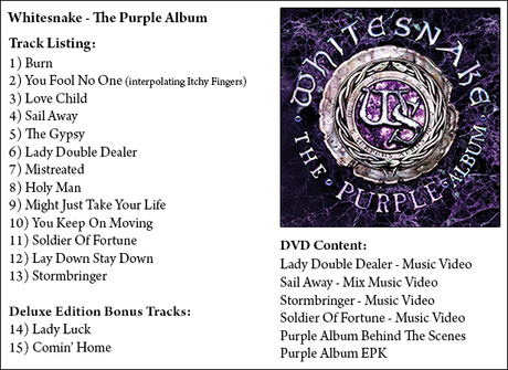 Próximos Lanzamientos: El Album Púrpura de WHITESNAKE Próximos Lanzamientos: El Album Púrpura de WHITESNAKE