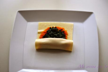 ROTOLO DE CALABAZA Y ESPINACAS DE JAMIE OLIVER: ROTOLO DE CALABAZA Y ESPINACAS DE JAMIE OLIVER: