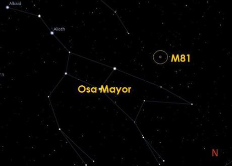 La Galaxia de Bode ubicacion_m81