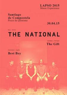 The National y The Gift, el 30 de abril en Santiago de Compostela